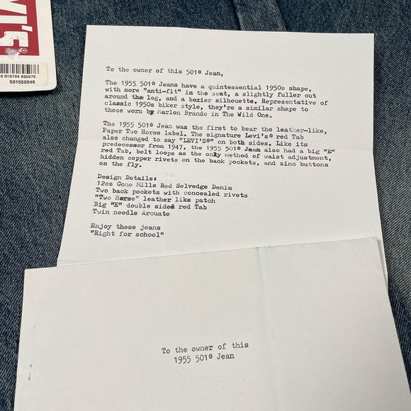 Levi's Vintage Clothing × LVC 501 Selvedge 1955 - Picture 13 of 13